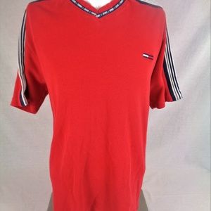 Tommy Hilfiger Jeans Vintage Short Sleeve Red L - image 1